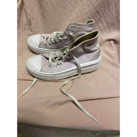 Converse 572722C All Star Move Platform Shoes Amethyst Purple Women's Size 6 - Picture 1 of 5